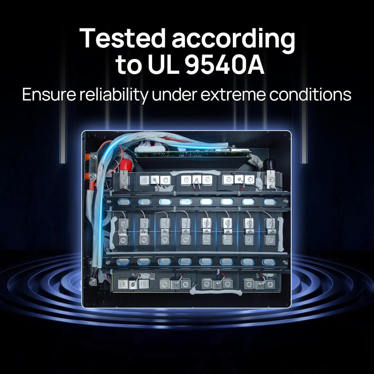 ECO-WORTHY 48V 100Ah 5120Wh LiFePO4 Server Rack Battery With Bluetooth - Cubix 100