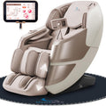 MassaMAX 4D Full Body Massage Chair With Auto Footrest, SL Track, Zero Gravity, Heating, Golden - MT339