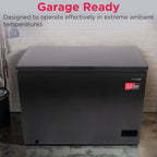 Frigidaire Chest Freezer, 5.0 Cu. Ft., Black Granite Design
