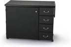 Norma Jean Sewing Cabinet With Storage And Airlift, Black, 45-Pound Capacity - 353