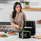 Gourmia 6-Qt Digital Window Air Fryer With 12 Presets And Guided Cooking