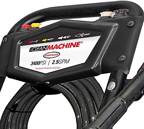 Simpson Gas Pressure Washer 3,400 PSI, 2.5 GPM, 208cc CRX Engine