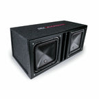 MTX Dual Vented Subwoofer Enclosure, 12in - SLH12X2S