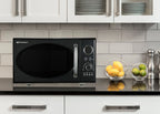 Emerson 0.9 Cu Ft 800W Retro Black Microwave Oven With Grill - MWRG0901BK
