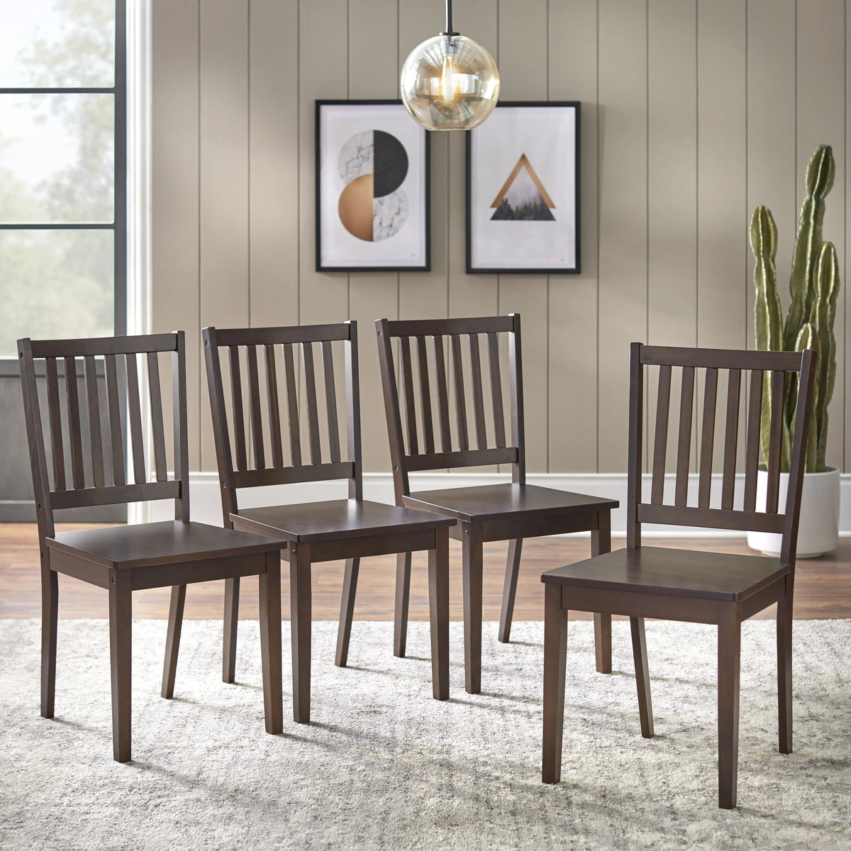 TMS Shaker Dining Chairs, Set Of 4