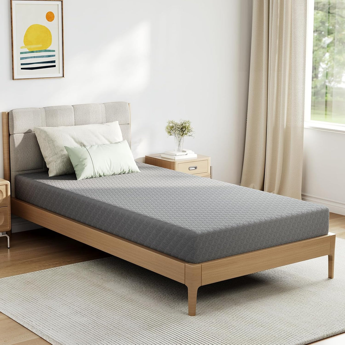 Novilla Twin Memory Foam Mattress 10 Inch Medium Firm