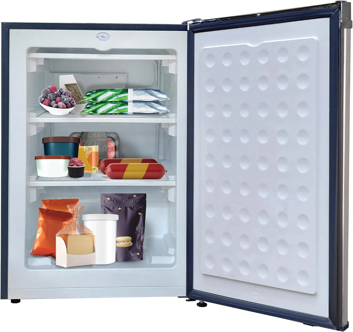 Frigidaire Upright Freezer, 6.5 cu. ft., Silver, 21in D x 23in W x 56in H - EFRF696-AMZ