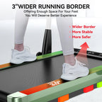 Pooboo 2in1 Folding Under Desk Treadmill, 2.5HP Bluetooth, 265 lbs