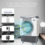 45L 3-in-1 Evaporative Air Cooler, Gray - 26.5 x 16 x 40 inch