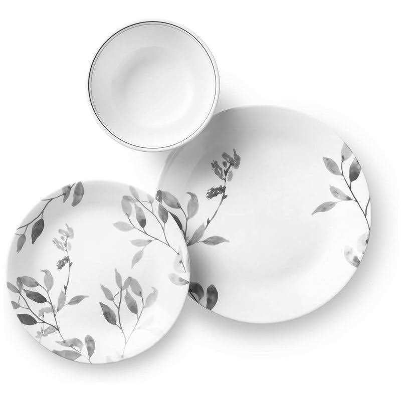 Corelle Dinnerware Set, 12-Pc. - Misty Leaves