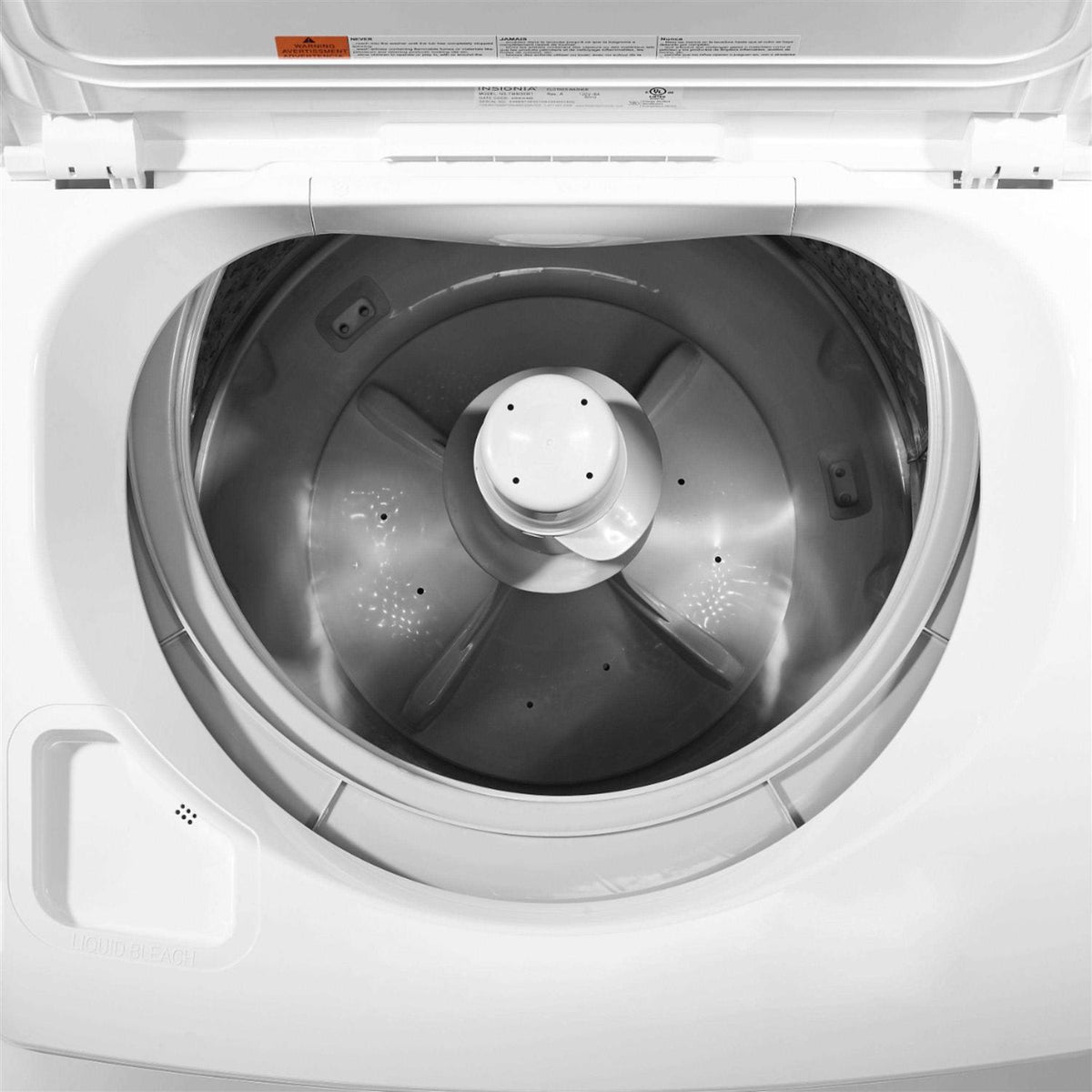 Insignia Top-Loading Washer, 3.7 Cu. Ft., High Efficiency, 12 Cycles - NS-TWM35W1