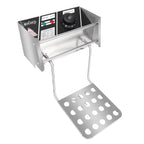 ZOKOP Countertop Electric Deep Fryer 6.3QT/6L Stainless Steel, 2500W