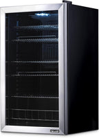 Beverage Refrigerator Cooler, 126 Cans, Right Hinge Glass Door - AB-1200