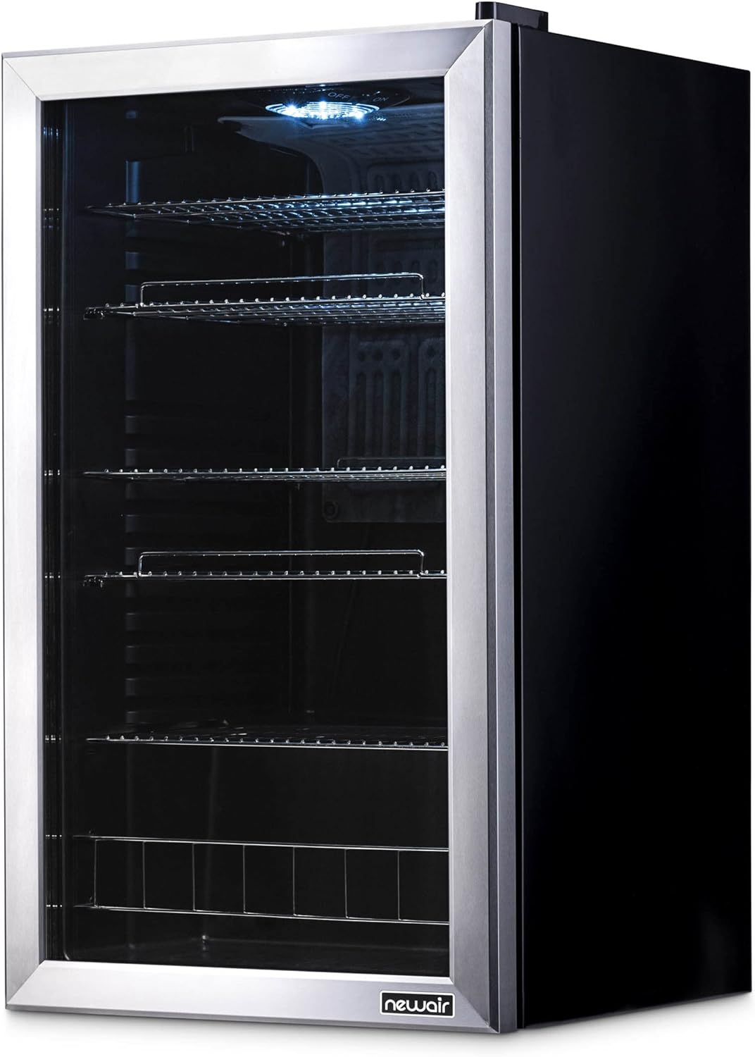 Beverage Refrigerator Cooler, 126 Cans, Right Hinge Glass Door - AB-1200