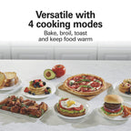 Hamilton Beach 2-in-1 Countertop Toaster Oven And Long Slot 2 Slice Toaster Combo - Stainless Steel