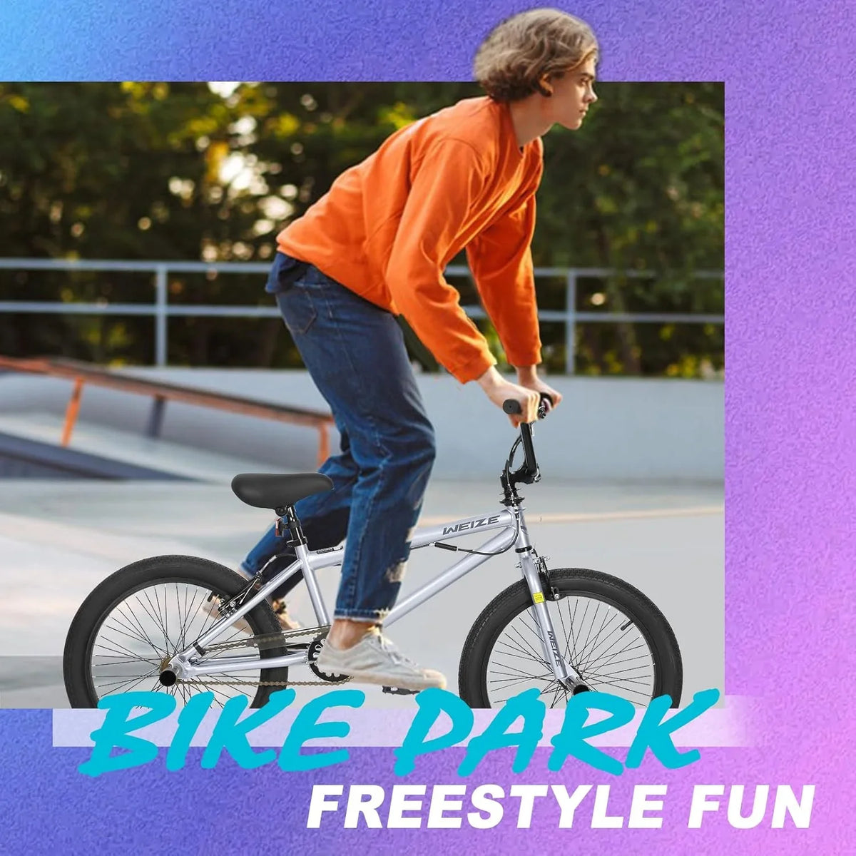 WEIZE Freestyle BMX Bike 20 Inch With 360 Degree Rotor