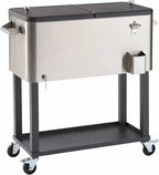 TRINITY Stainless Steel Cooler With Cover, 100 Quart - TXK-0804
