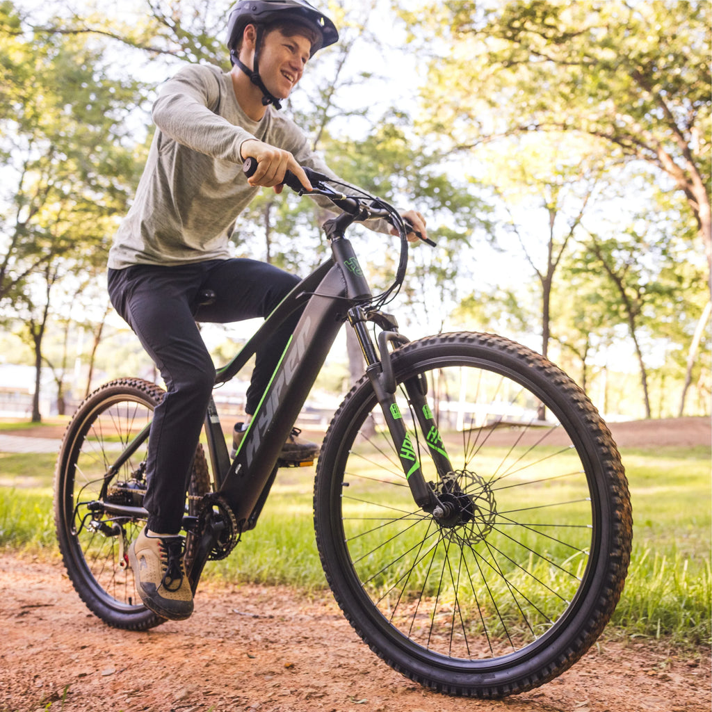 Hyper Bicycles 29 Inch 36V Electric Mountain Bike For Adults, 250W, Black
