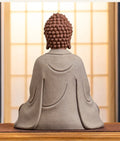 Handmade Ceramic Sakyamuni Abhaya Mudra Buddha Statue