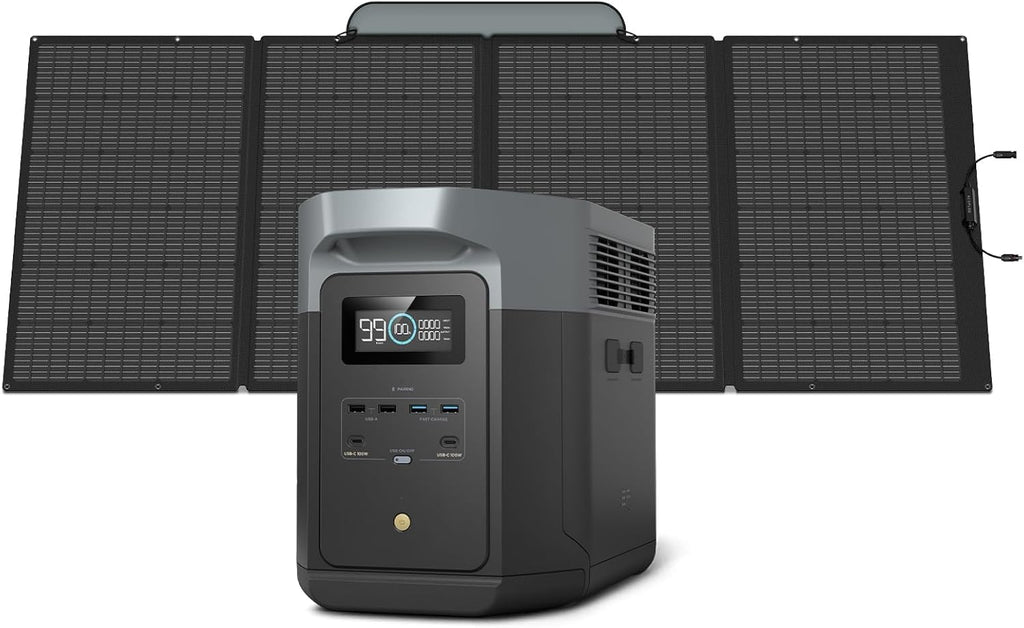 Portable Power Station, 2400W, 2048Wh - delta-2-max-2048wh
