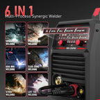 YESWELDER Flux Core MIG/Lift TIG/Stick Welder, 135 Amp, 110V - FLUX-135PRO