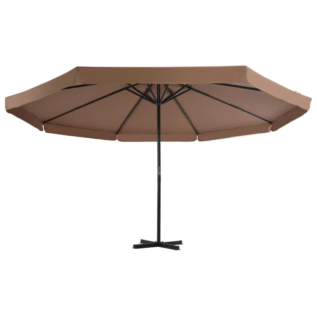 vidaXL Garden Parasol, Azure Blue Polyester With PA Coating, 196.9in x 118.1in