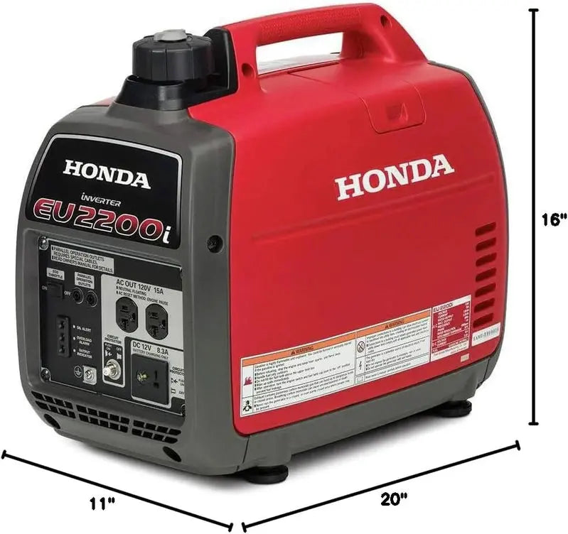 Honda Portable Inverter Generator 2200 Watt, 0.95 Gallons, 120V - EU2200i 664240