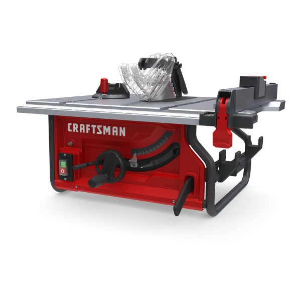 15 Amp Portable Jobsite Table Saw With 10-Inch Carbide-Tipped Blade, Folding Stand, 15-Piece Set