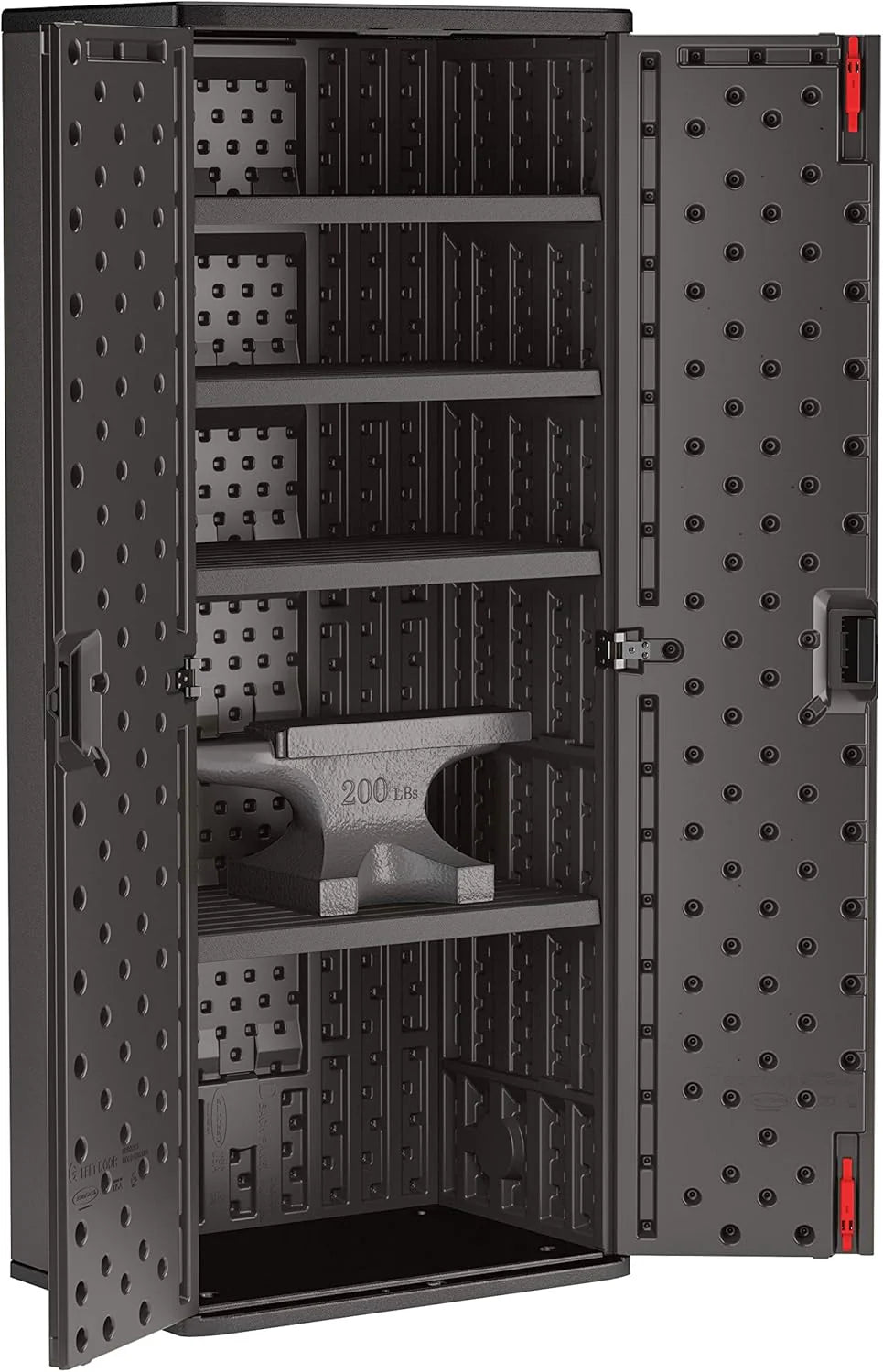 Suncast Commercial 19 Cu. Ft. Resin Storage Cabinet, Black