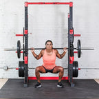 Lifeline Fitness Half Rack Exercise Power Cage, 86.5 in Tall - C1 Pro