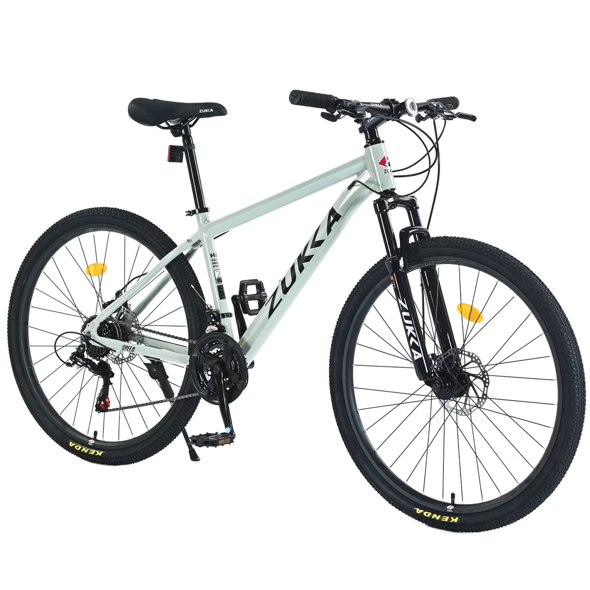 Men's 27.5 in Mountain Bike - 21-Speed Aluminum Alloy Frame, Front Suspension, Double Disc Brakes
