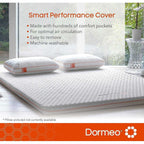 Dormeo Octaspring Memory Foam Mattress Topper, Twin 38in W x 75in L x 3in D