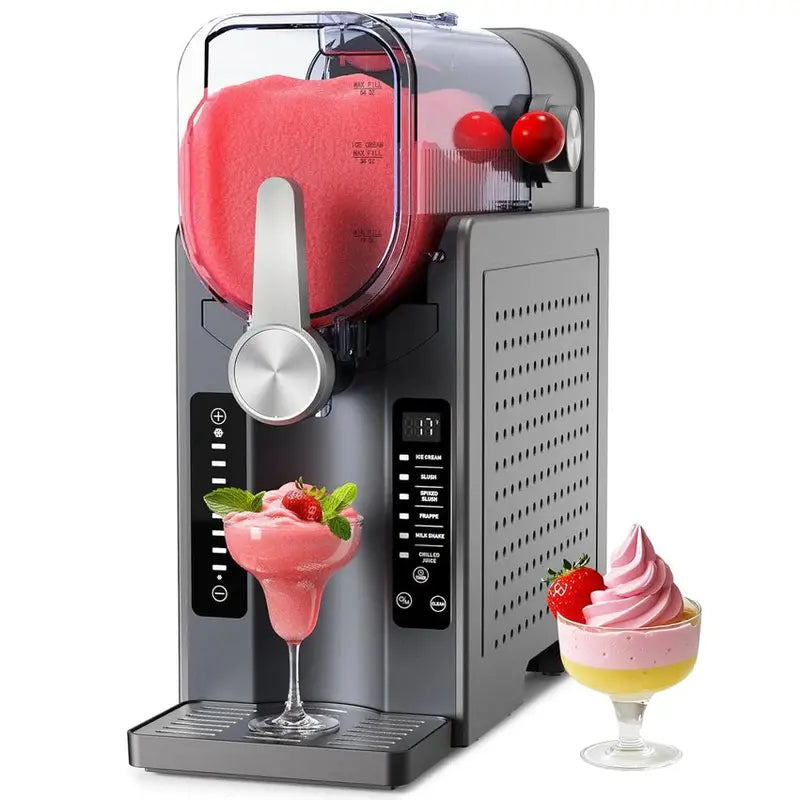 Soft Serve Ice Cream And Slushy Maker - Compact Frozen Treat Appliance