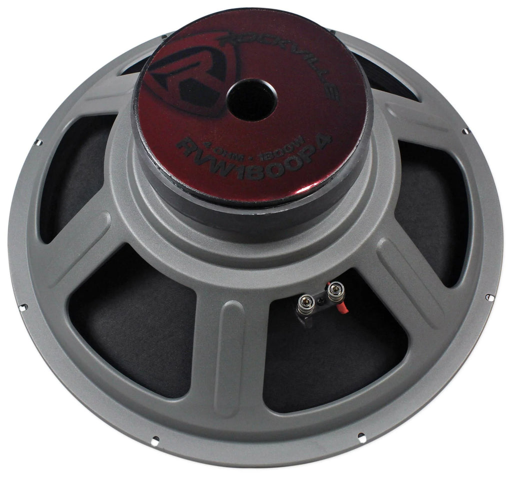 Rockville 18in 1800 Watt Mid-Bass Car Audio Speaker - RVW1800P4