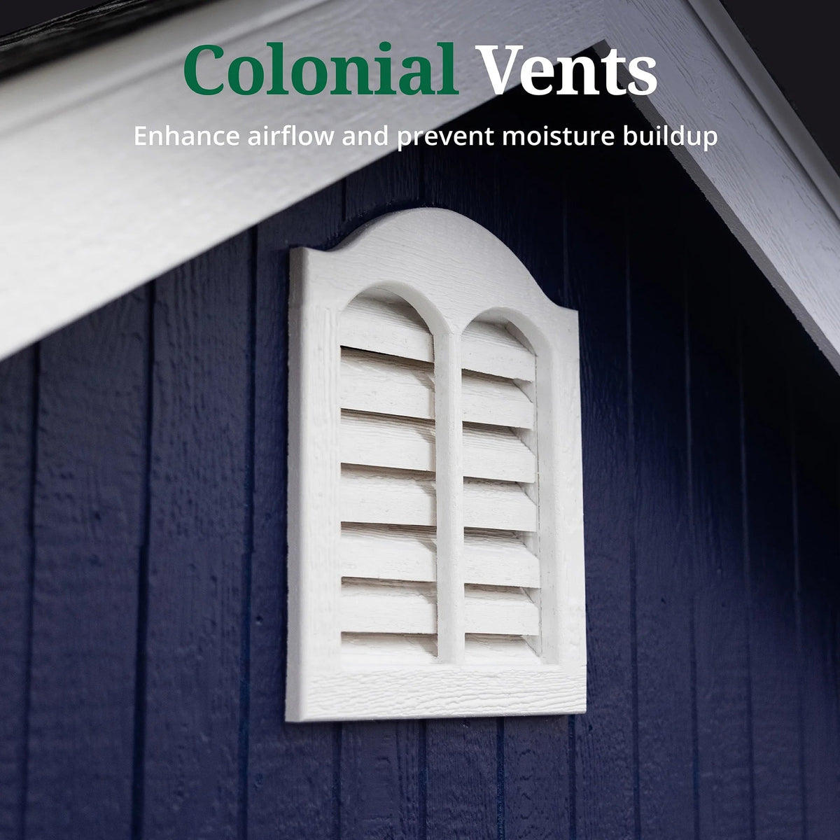 Little Cottage Co. Outdoor Wood Storage Shed, 8x8, Precut DIY Kit - Colonial Pinehurst