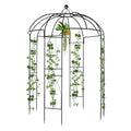 Ktaxon Birdcage Garden Arbor 81.5 x 81.5 x 106.7 in, Black