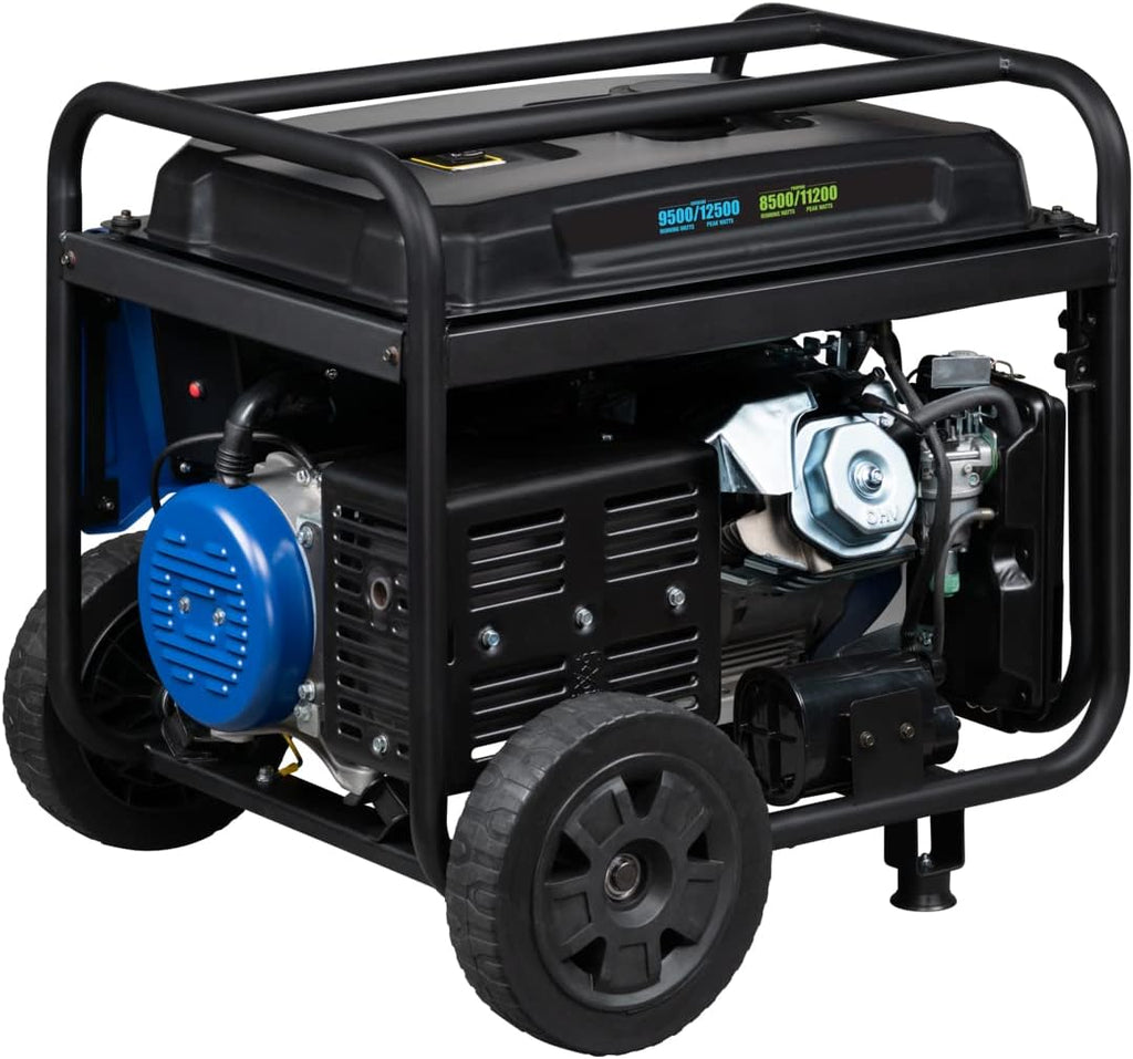 Westinghouse Dual Fuel Portable Generator, 12500 Watt, Gas And Propane, Remote Electric Start, Transfer Switch Ready