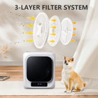 Portable Mini Clothes Dryer - White With Black Square Door