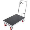 BENTISM Hydraulic Lift Table Cart, 500 lbs, 28 x 18 inches, Gray - TF23
