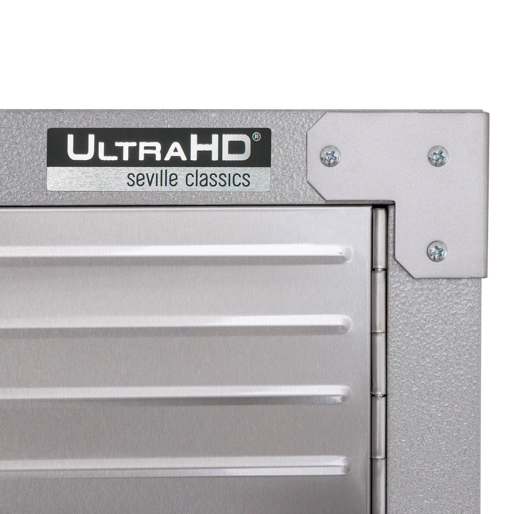Seville Classics UltraHD Rolling Storage Cabinet, Granite, 36in W x 18in D x 72in H
