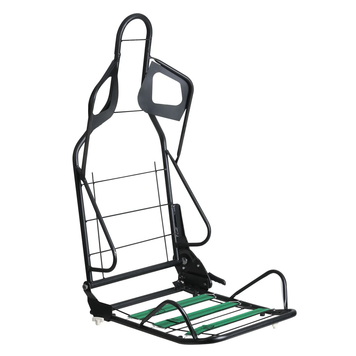 2-Piece Ergonomic PVC Racing Simulator Seats With Adjustable Double Slide Rails, Black/Brick Red - 313 lbs Per Seat