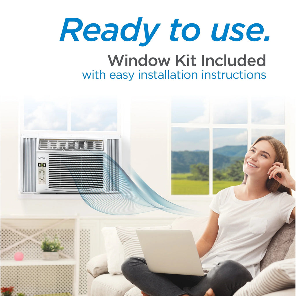 COMMERCIAL COOL Window Air Conditioner 14,500 BTU, White - CWAM145W6C