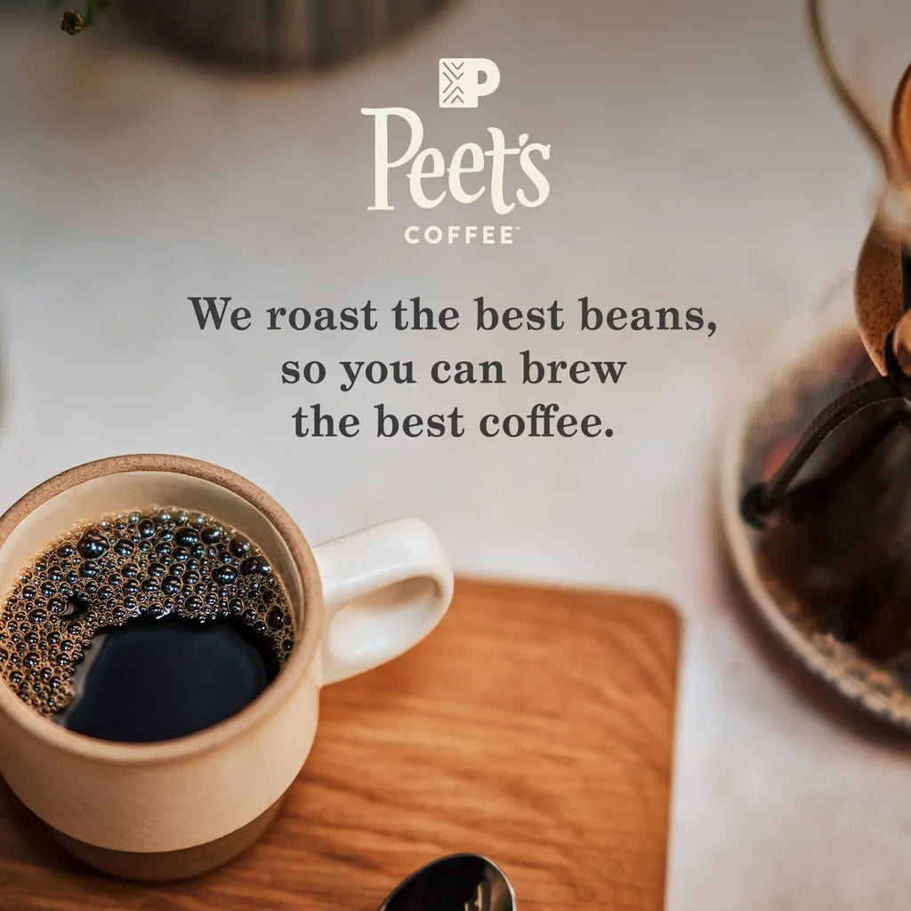 Peet's Coffee Decaf House Blend Dark Roast K-Cup Pods 88 Count