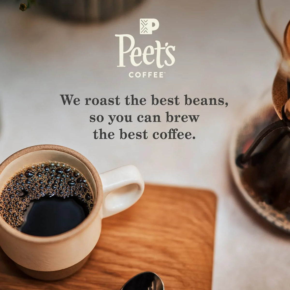 Peet's Coffee Decaf House Blend Dark Roast K-Cup Pods 88 Count