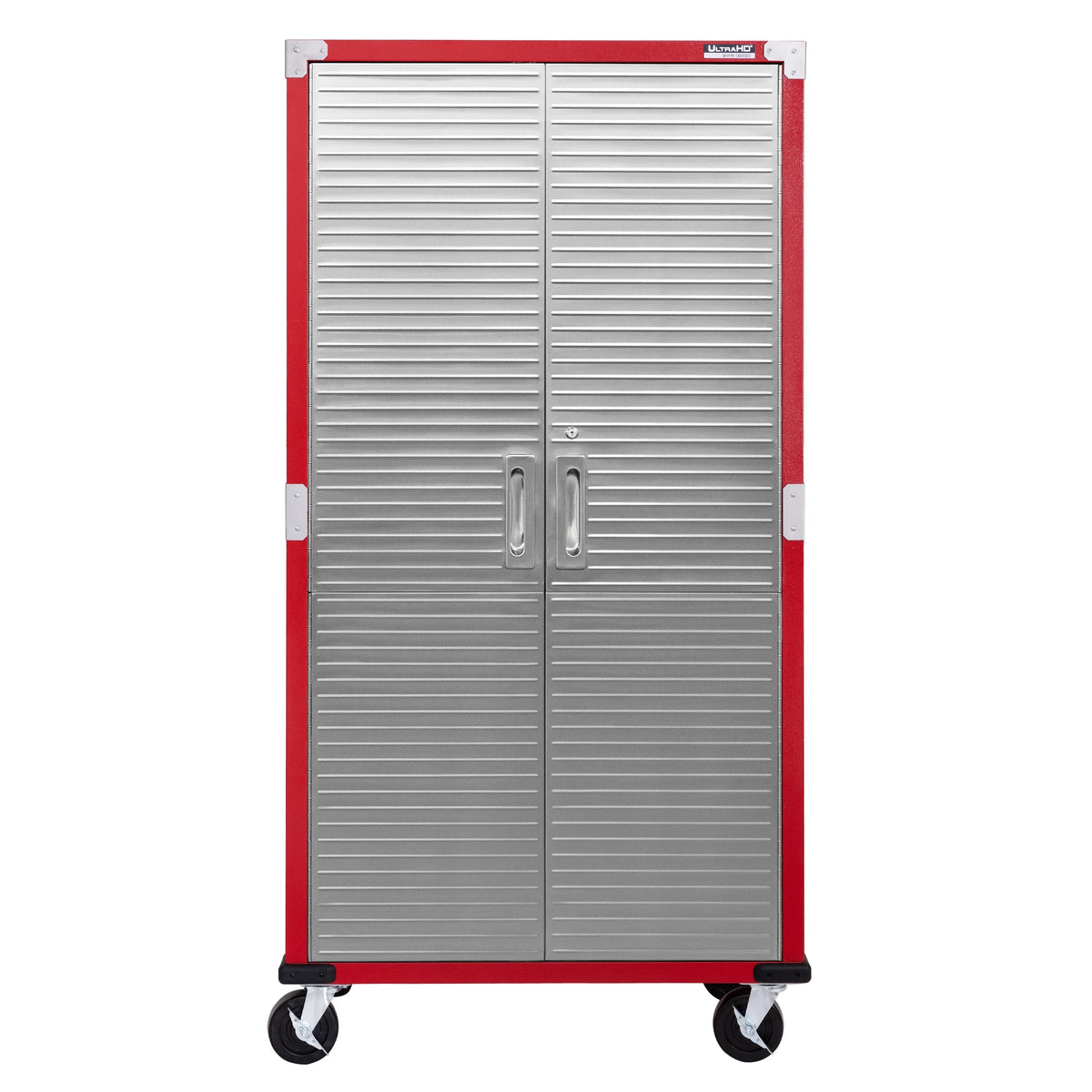 Seville Classics UltraHD Rolling Storage Cabinet, Granite, 36in W x 18in D x 72in H
