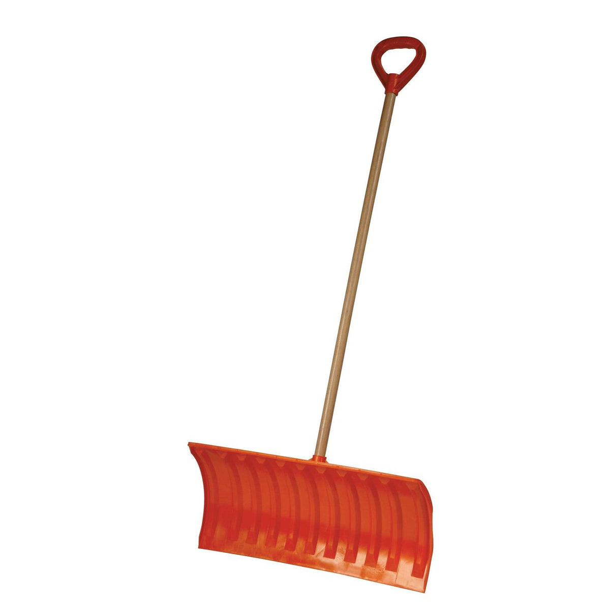 Bigfoot 25 in Orange D-Grip Poly Snow Pusher - Highlander