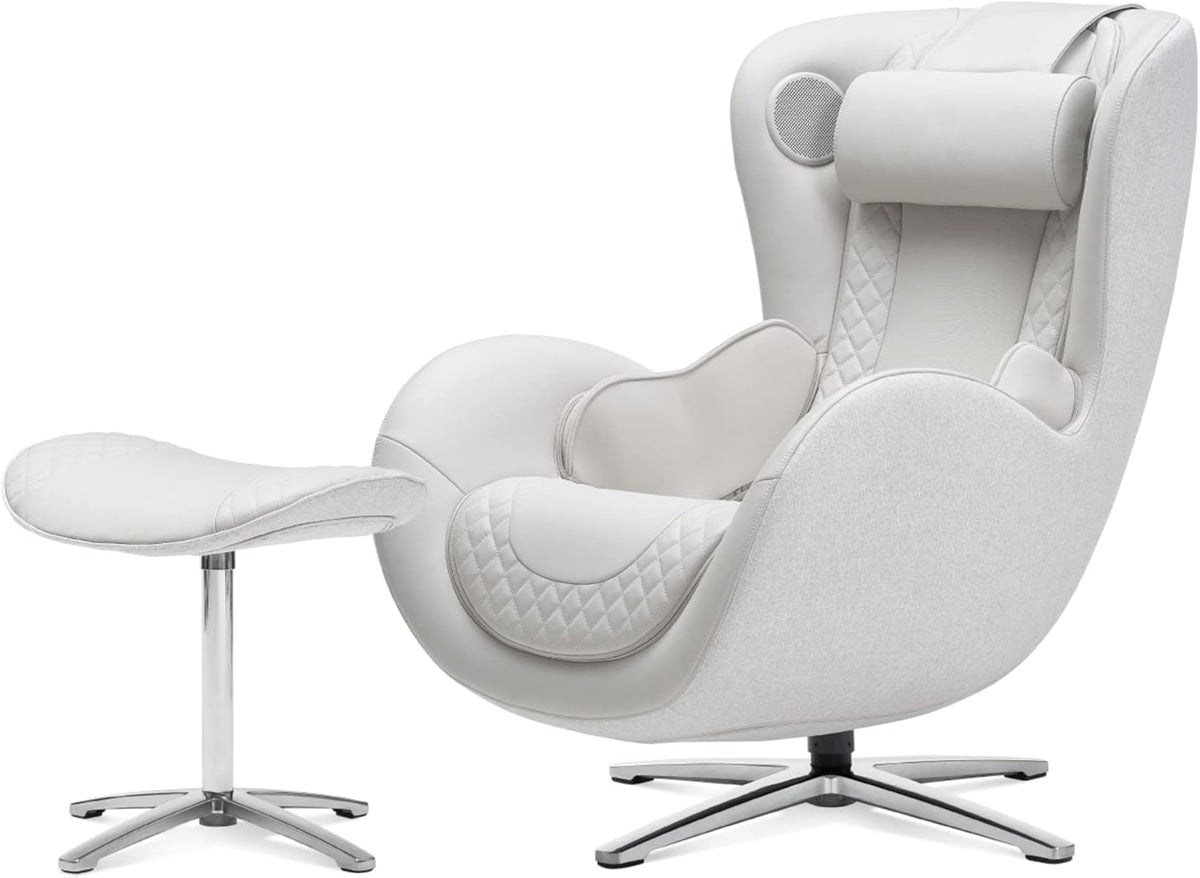 Nouhaus Classic Massage Chair With Ottoman, Bluetooth Speakers - N-0003