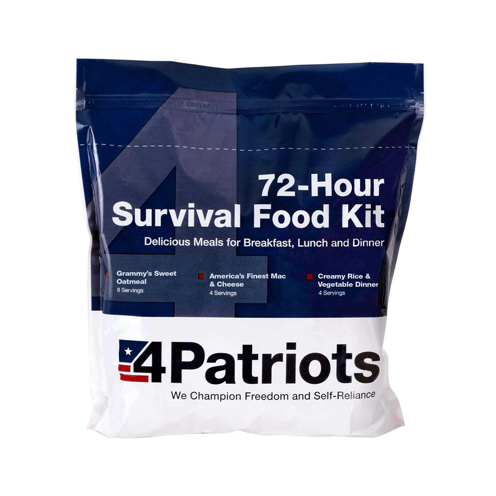4Patriots 72-Hour Emergency Food Supply Survival Kit - 16 Servings