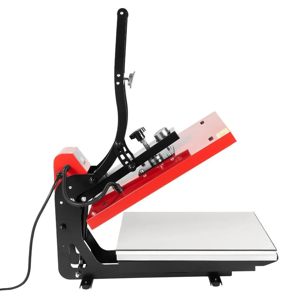 16 in x 20 in Clamshell Semi-Auto Open Heat Press Machine With Slide-Out Function
