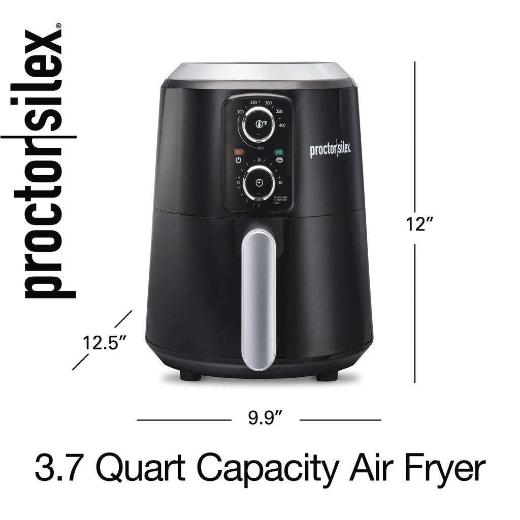 Proctor Silex Air Fryer, 3.7 Quart Capacity, Black - 35056